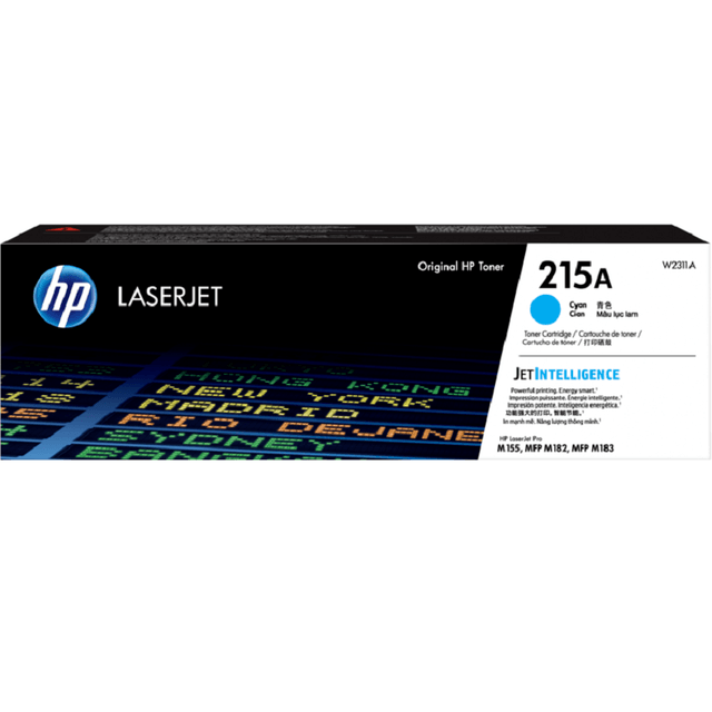 Hộp mực in HP 215A Cyan Original LaserJet ( Màu xanh ) - Dùng cho máy in HP MFP M183/ M255nw/ M255dw