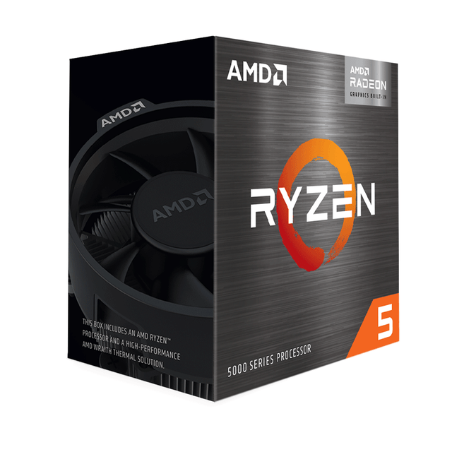 CPU AMD Ryzen 5 5600G (3.9GHz Upto 4.4GHz / 19MB / 6 Cores, 12 Threads / 65W / Socket AM4)