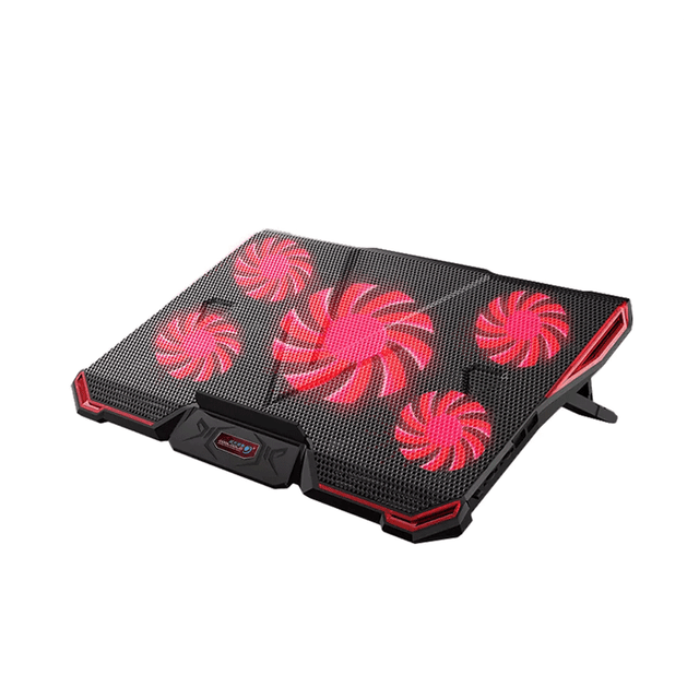 Đế tản nhiệt Laptop Coolcold K33 5 quạt màu đỏ LED RGB