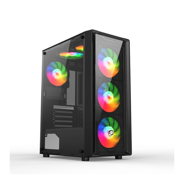 Vỏ Case VITRA CERES V305-G 3FRGB BLACK   (Mid Tower/Màu Đen/ Kèm sẵn 3 Fan RGB)