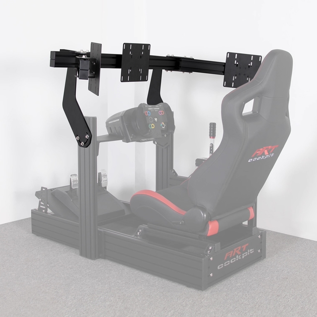 Giá đỡ 3 màn hình Art Cockpit PK02 ( tương thích khung nhôm định hình )
