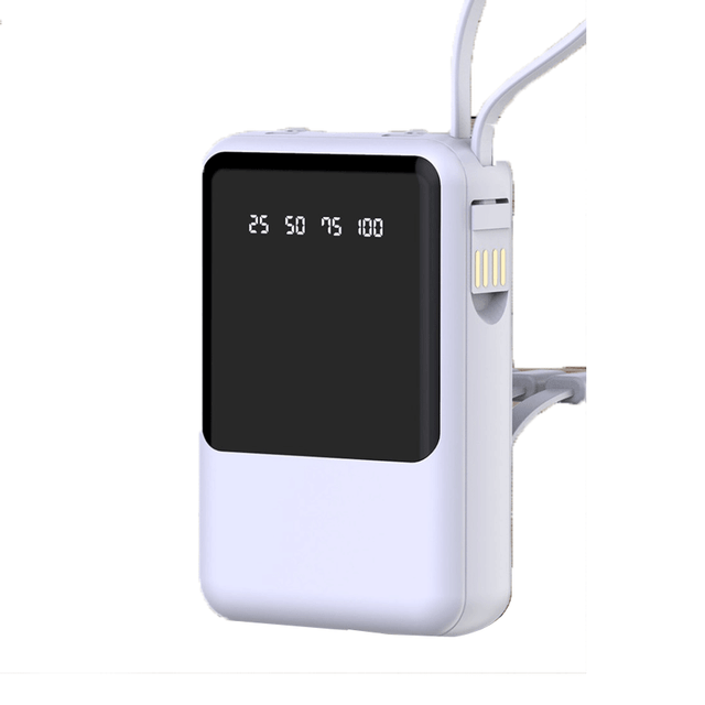 Pin sạc dự phòng AKUS DP150 - 10.000 mAh - Màu trắng