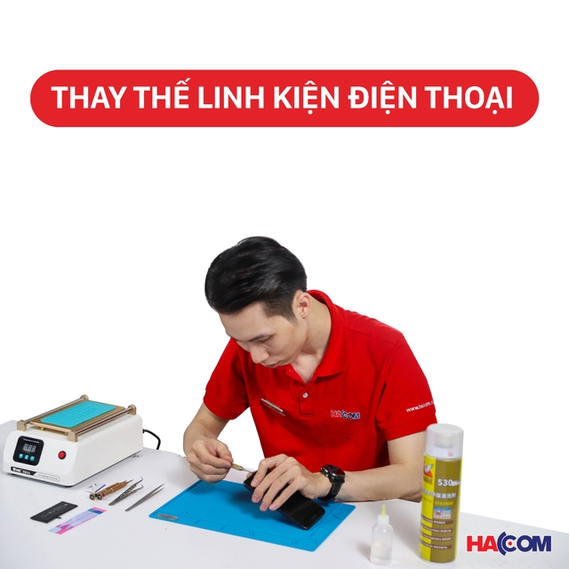 Chi phí dịch vụ thay thế linh kiện điện thoại
