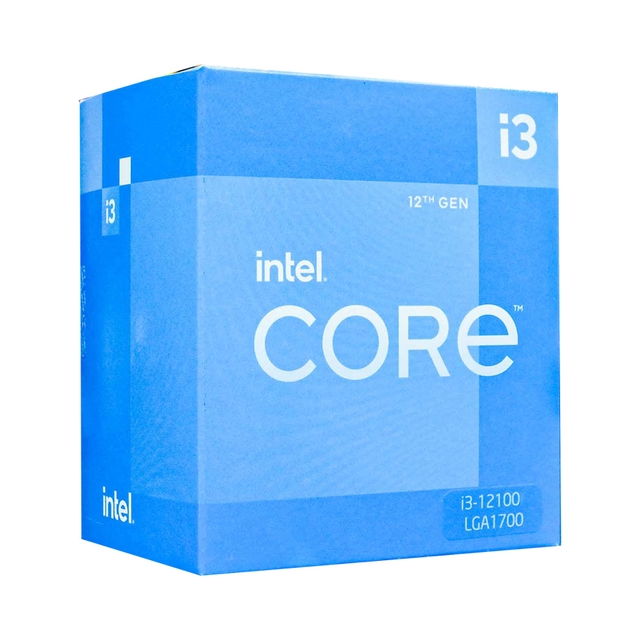 CPU Intel Core i3-12100 (Tray-Không tản nhiệt)