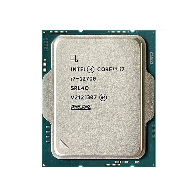CPU Intel Core i7-12700 TRAY NEW (3.6GHz turbo Up to 4.9GHz, 12 Nhân 20 Luồng, 25MB Cache, 65W) - Socket Intel LGA 1700)
