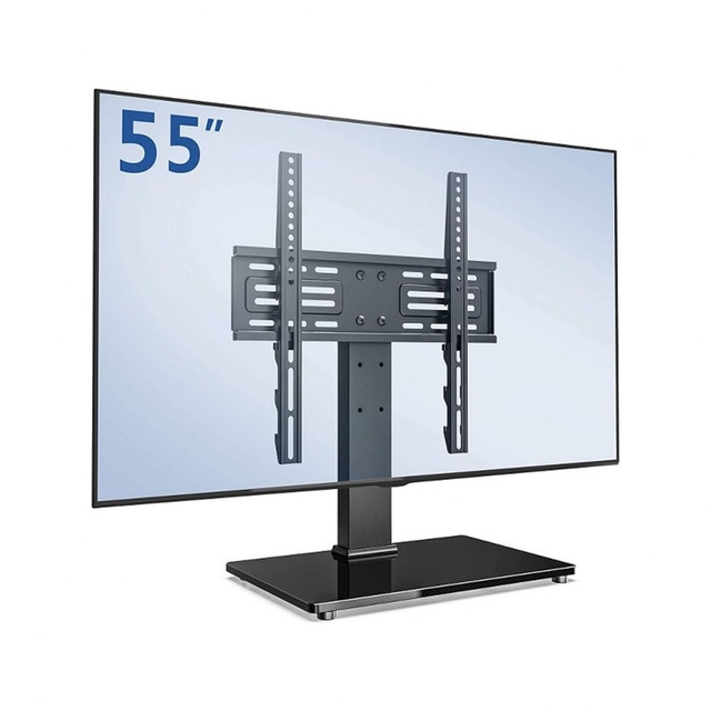 Chân Đế Tivi Đa Năng Ergotek E606-S - Mặt Kính Cường Lực (32-55 inch)