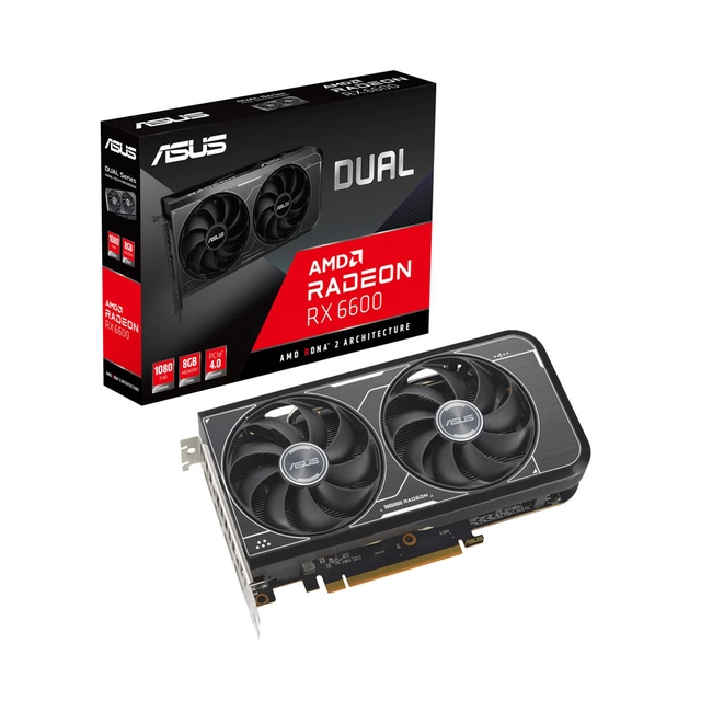 Card màn hình Asus DUAL RX 6600 8GB-V3