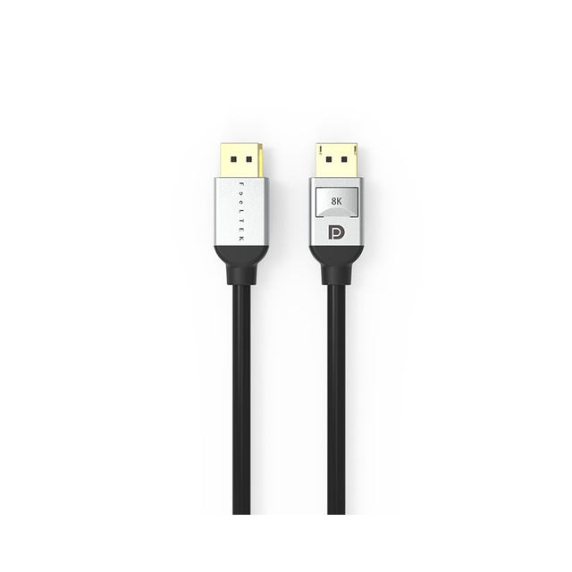 Cáp air Displayport 1.4 Feeltek CADP300M141F vỏ kim loại hỗ trợ 8k@60hz + 4k@120hz - dài 3m