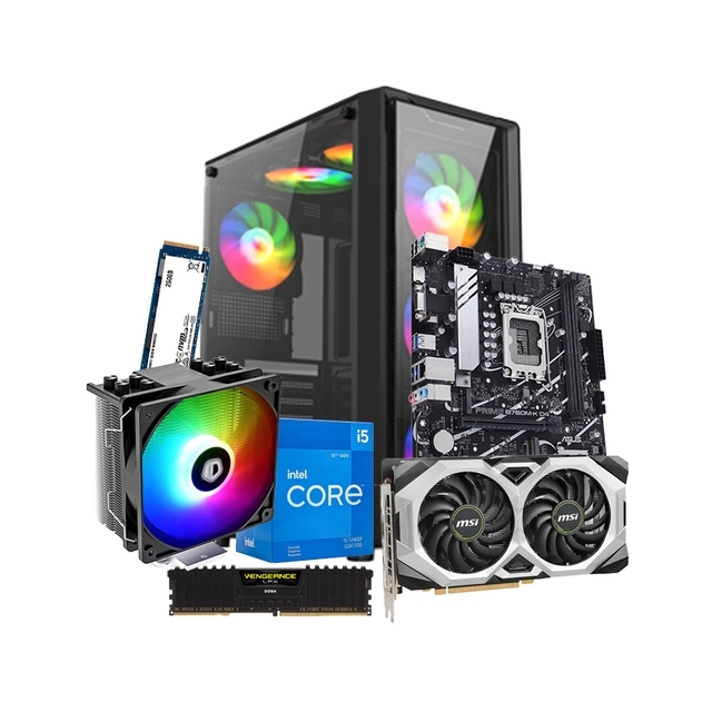 PC HACOM WUKONG 001 (I5 12400F/B760M/16GB RAM/256GB SSD/RTX 2060)