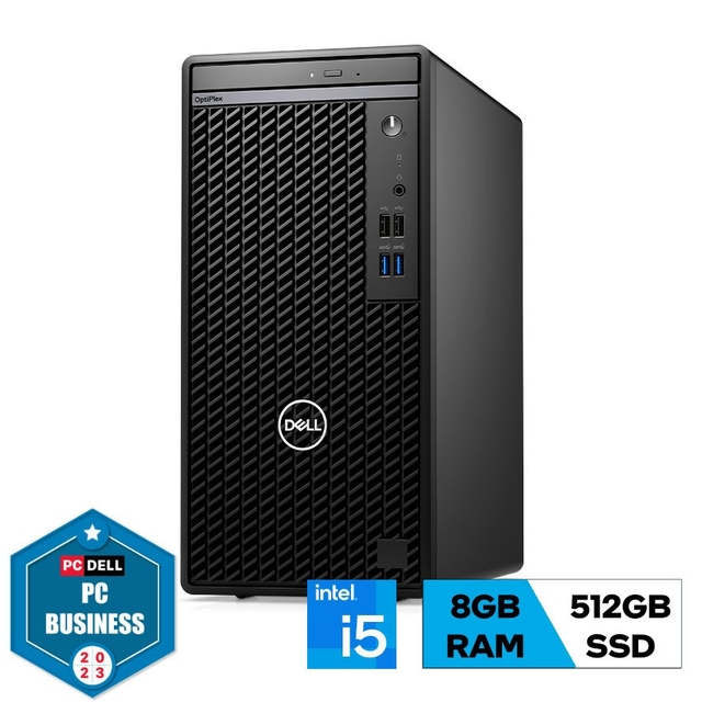 	PC Dell Optiplex 7010 Tower (i5 12500 8GB RAM/512GB SSD/K+M/WF5/Win 11/Đen) (71038110)
