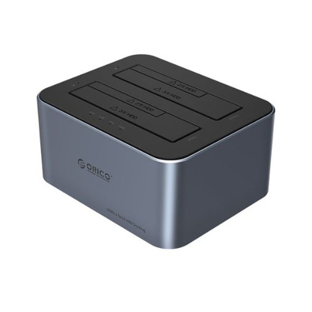 Docking Orico 2 Khe cắm TypeC USB 3.2 Gen1 6626C3-C-V1-EU-GY-BP-HW 
