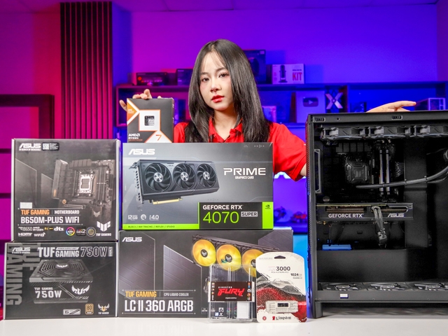 PC HACOM Granite Ridge 002 (AMD Ryzen 7 9800X3D/VGA RTX 4070S )