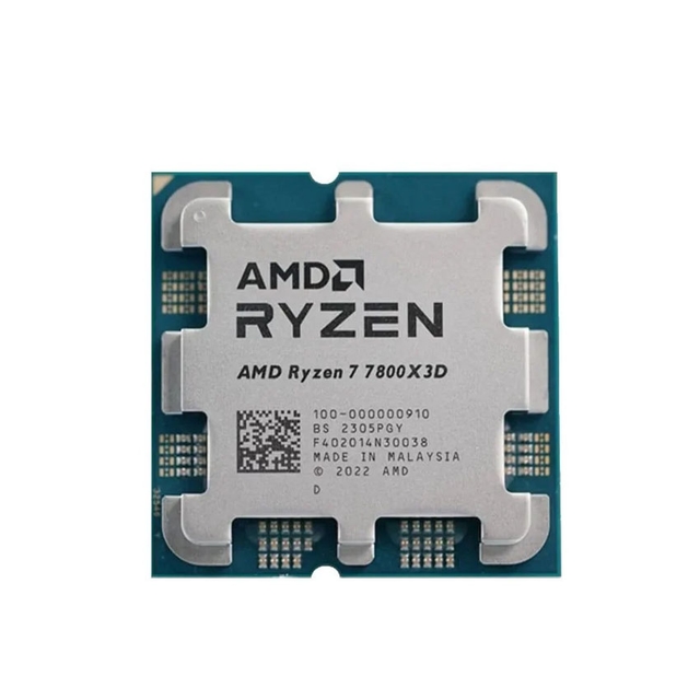 CPU AMD Ryzen 7 7800X3D (4.2Ghz up to 5.0Ghz/105MB/8 cores 16 threads/120W/Socket AM5) (Tray chính hãng)