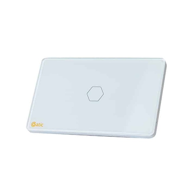 CÔNG TẮC CẢM ỨNG HUNONIC DATIC - 1 NÚT (Màu trắng)