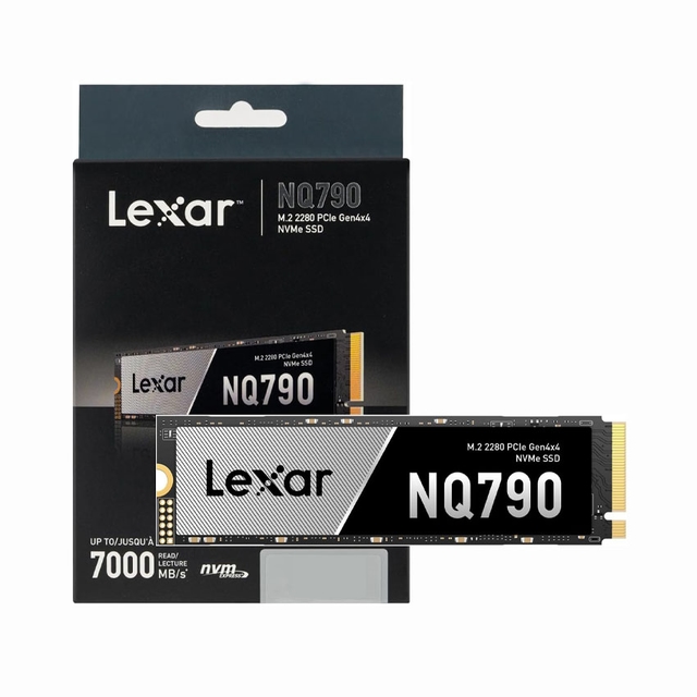 Ổ cứng SSD Lexar NQ790 1TB M.2 2280 PCIe 4x4 (Đọc 7000MB/s - Ghi 6000MB/s) - (LNQ780X001T-RNNNG)