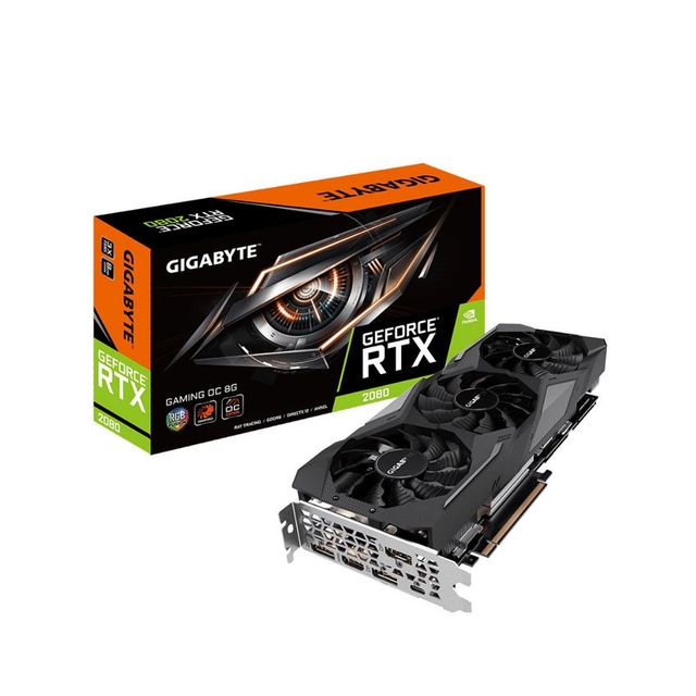 Card màn hình Gigabyte RTX 2080 GAMING OC 8G - Cũ đẹp (Tray)