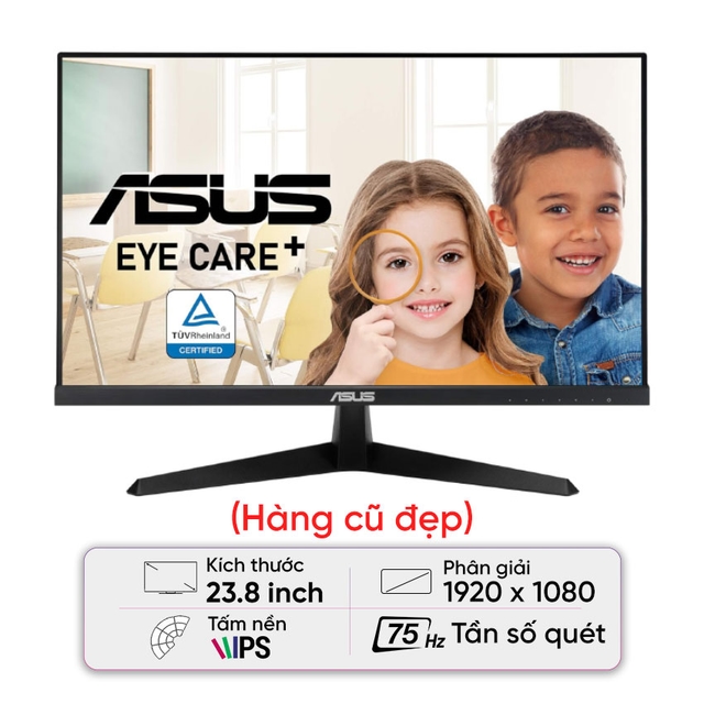 Màn hình Asus VY249HE (23.8 inch/FHD/IPS/75Hz/1ms) - Cũ đẹp (Tray, không phụ kiện)