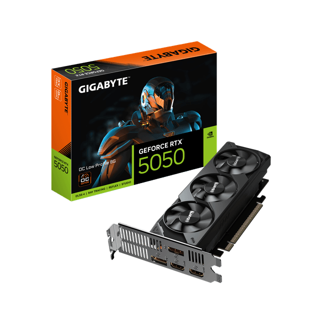 Card màn hình Gigabyte GeForce RTX 5050 Low Profile-8GB (GV-N5050OC-8GL) GDDR6