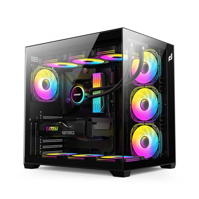 Vỏ Case EDRA ECS1504 Black (ATX/0 fan)
