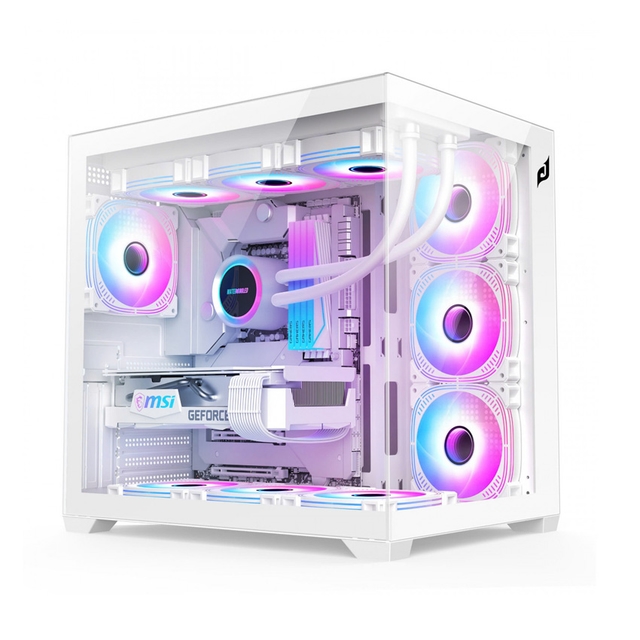 Vỏ Case EDRA ECS1504 White (ATX/0 fan)
