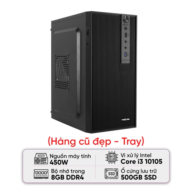 PC HACOM OFFICE V003 (I3 10105/H510/8GB RAM/500GB SSD)