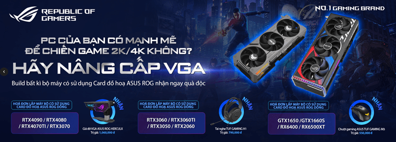 PC CỦA BẠN CÓ MẠNH MẼ ĐỂ CHIẾN GAME 2K/ 4K KHÔNG? HÃY NÂNG CẤP VGA