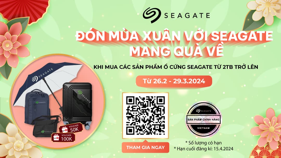 ĐÓN MÙA XUÂN VỚI SEAGATE – MANG QUÀ VỀ