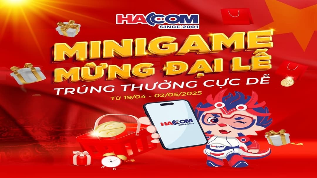 Rộn ràng 30/4 - 1/5, HACOM trao quà chất!
