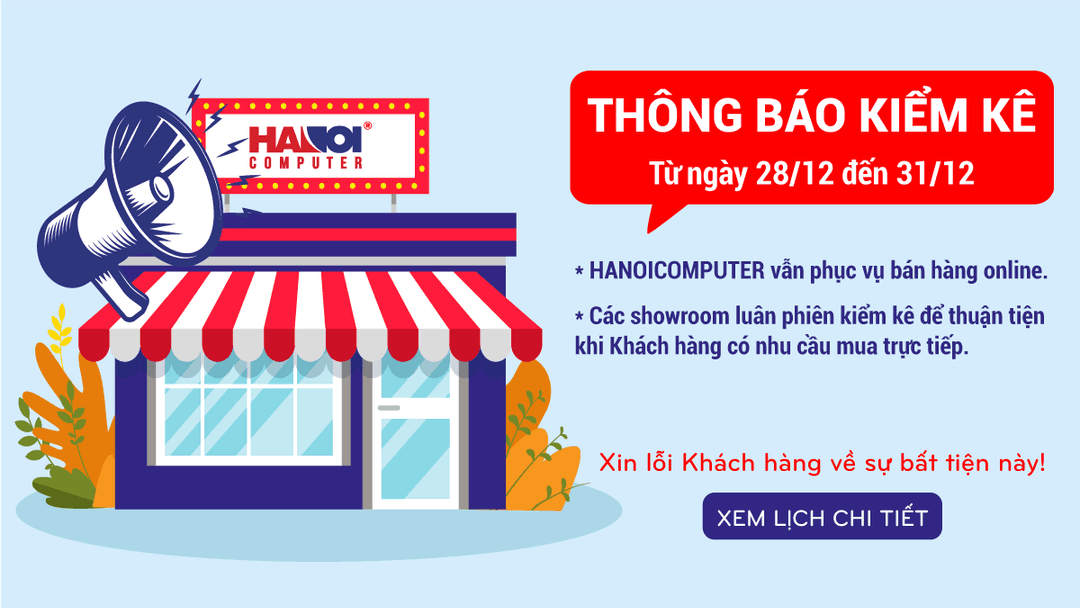 THÔNG BÁO KIỂM KÊ CUỐI NĂM 2020