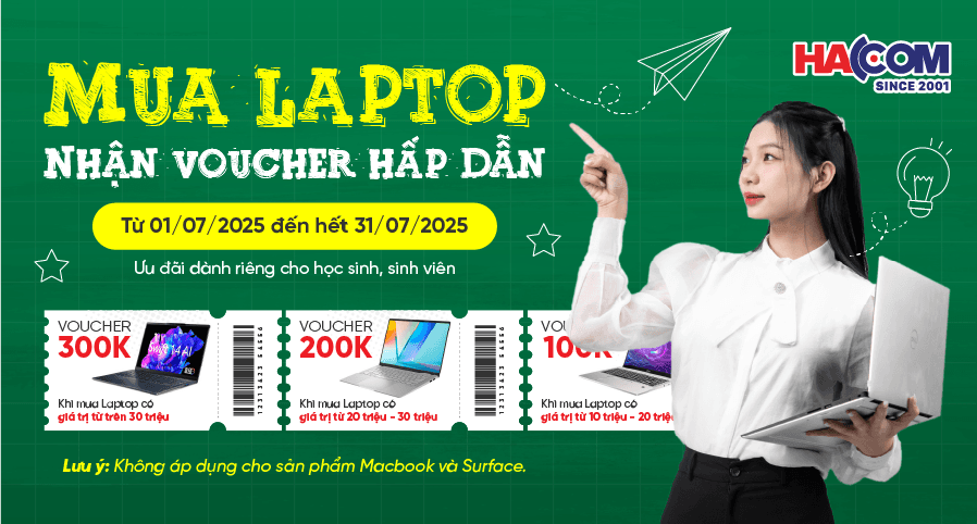 MUA LAPTOP NHẬN VOUCHER HẤP DẪN