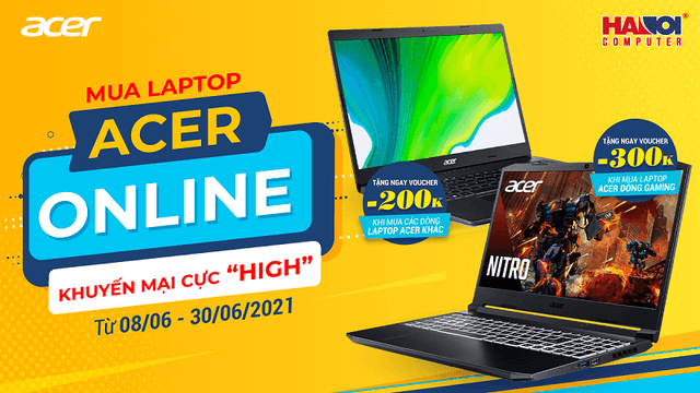 Mua Acer Online - Khuyến mại cực High