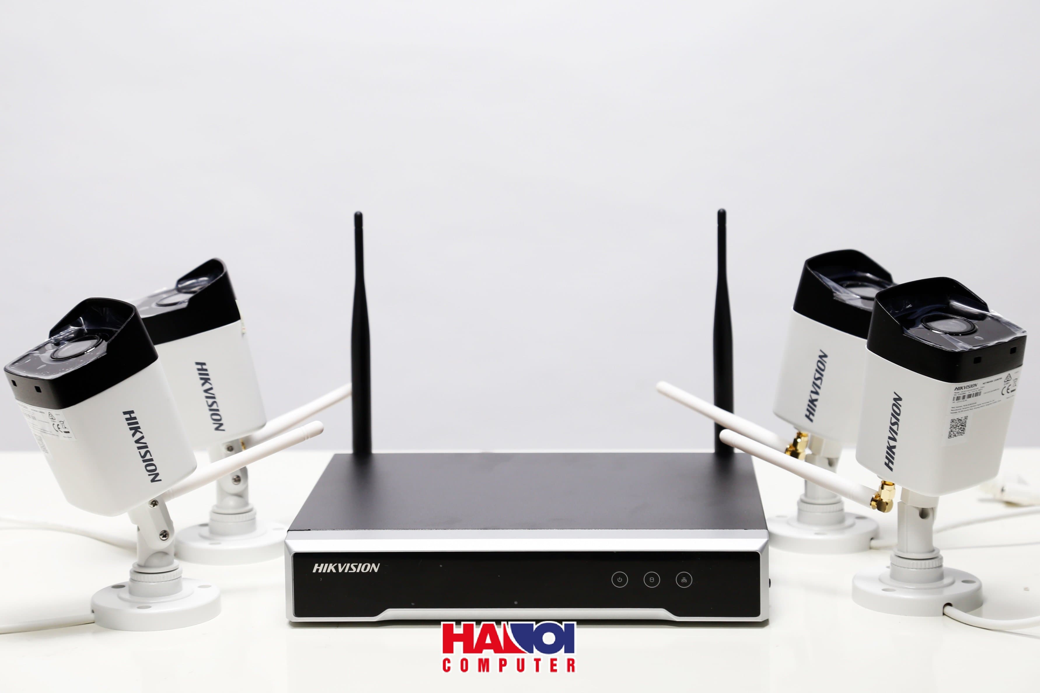 Bộ kit Camera Hikvision NK42W0 ( bao gồm 4 Camera Wifi + 1 đầu ghi hình Wifi 4 kênh )