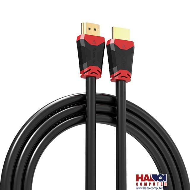 Cáp HDMI 1m Orico HD303-10-BK, hỗ trợ 4K, 60Hz, chuẩn 2.0