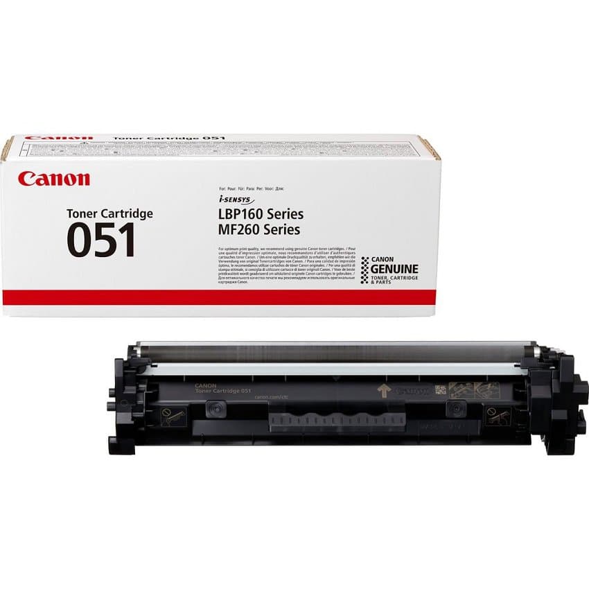 Hộp mực Canon Cartridge 051 - Dùng cho máy in Canon LBP 161dn, LBP 162dw, MF269DW, MF261D, MF267DW, MF264DW