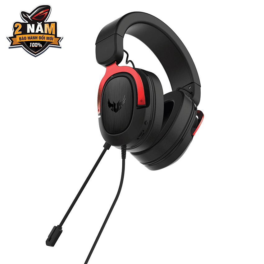 Tai nghe chơi game Asus TUF GAMING H3 Red Đen Đỏ
