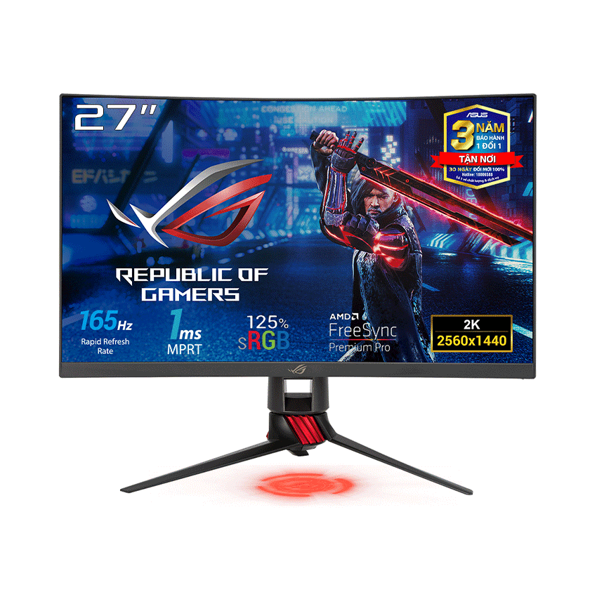 Màn hình Gaming ASUS ROG Strix XG27WQ (27inch/QHD/VA/165Hz/1ms)