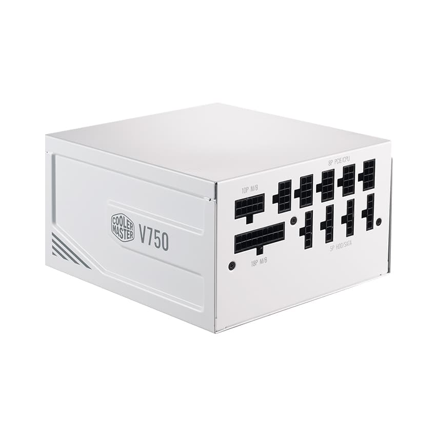 Nguồn máy tính Cooler Master 750W V Gold V2 White (80 Plus Gold/Màu Trắng) 