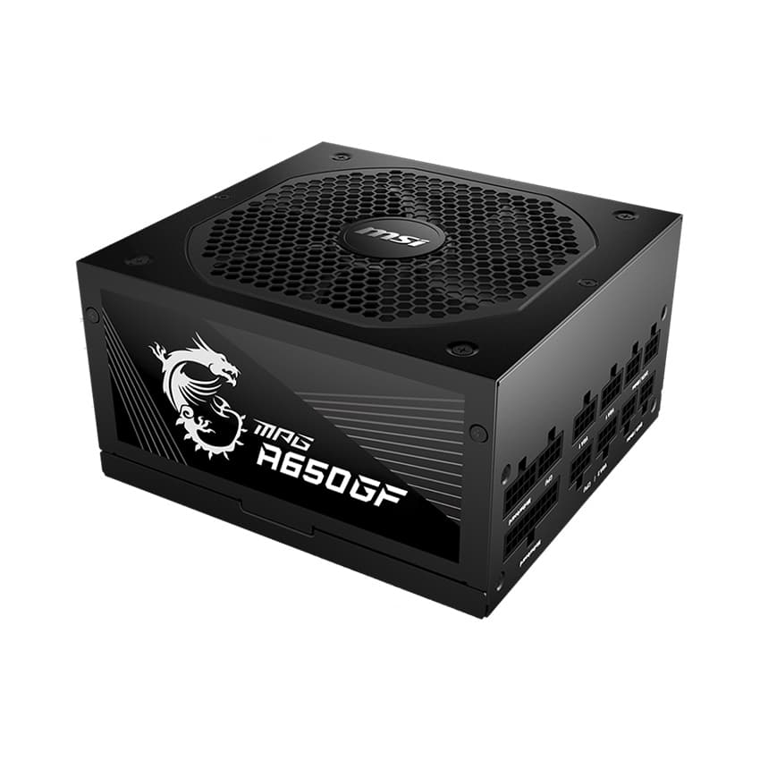 Nguồn máy tính MSI MPG A650GF 650W (80 Plus Gold/Full Modular/Màu Đen)