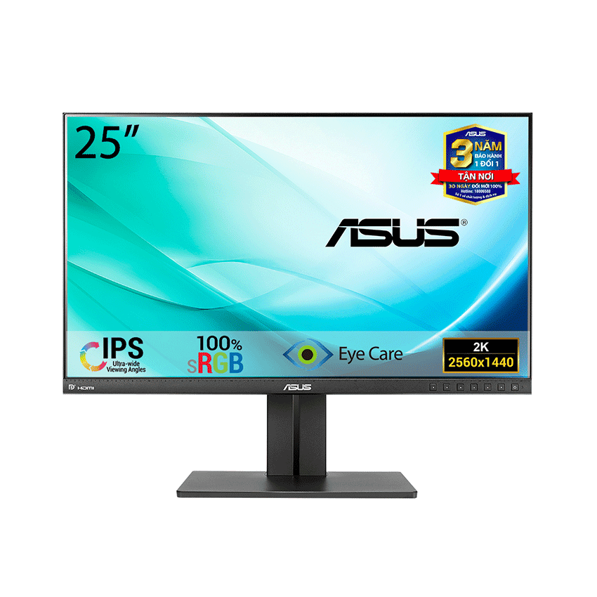 Màn hình Asus Pro Art PB258Q (25inch/QHD/IPS/80Hz/5ms) 