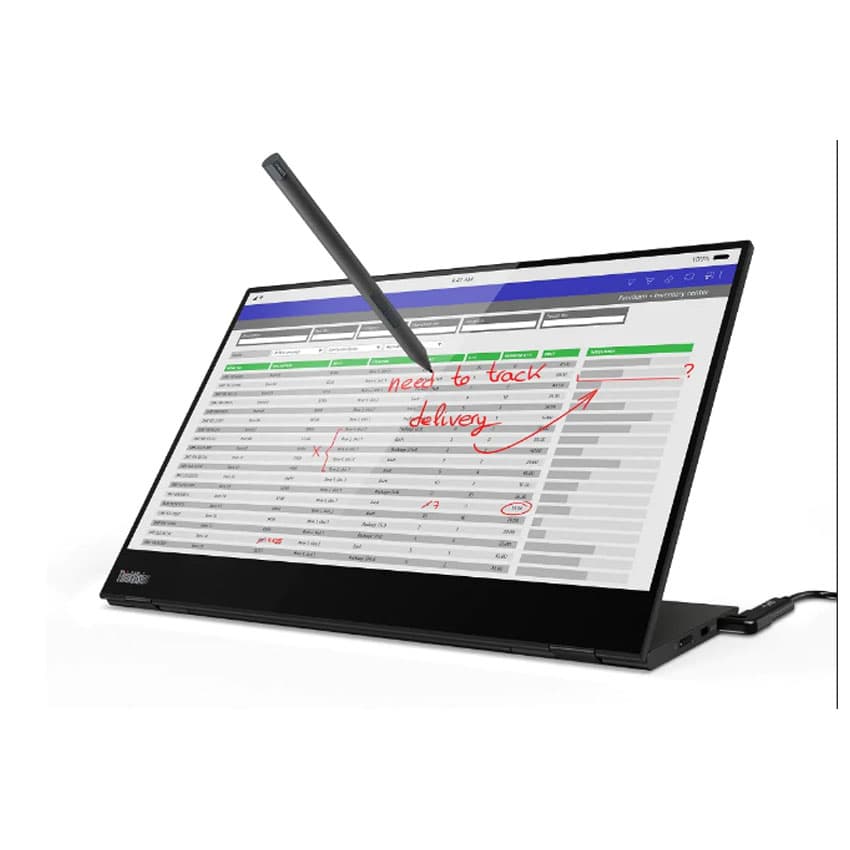 Màn hình di động Lenovo M14T (14inch/FHD/IPS/60Hz/6ms/300nits/USB-C/Touch/Pen)