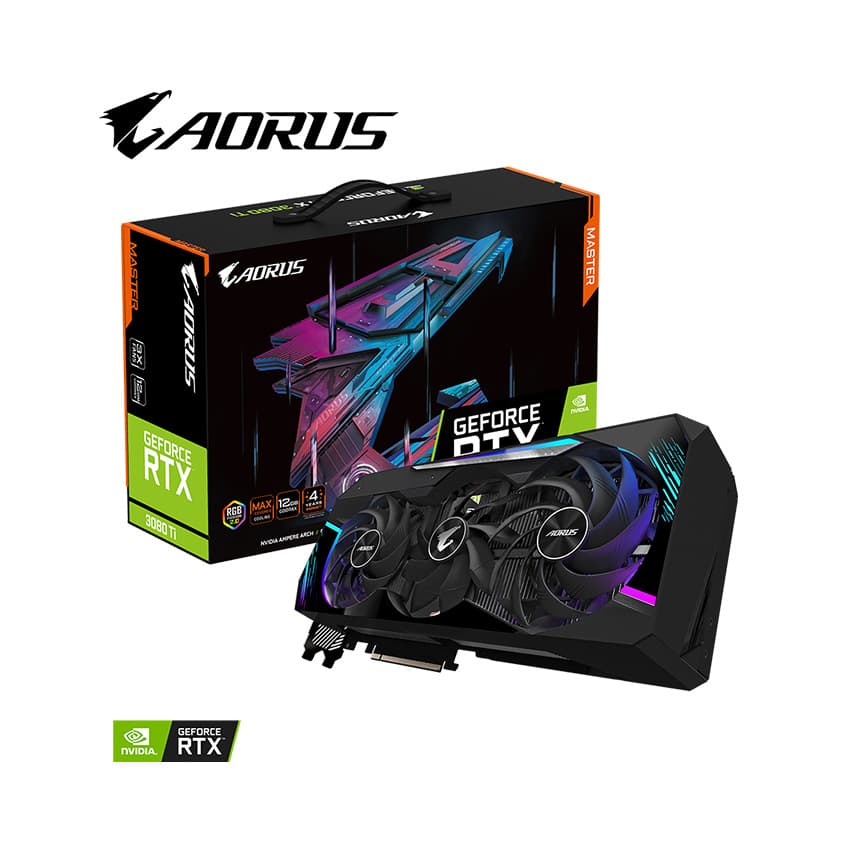 Card màn hình Gigabyte RTX 3080 Ti AORUS MASTER 12G