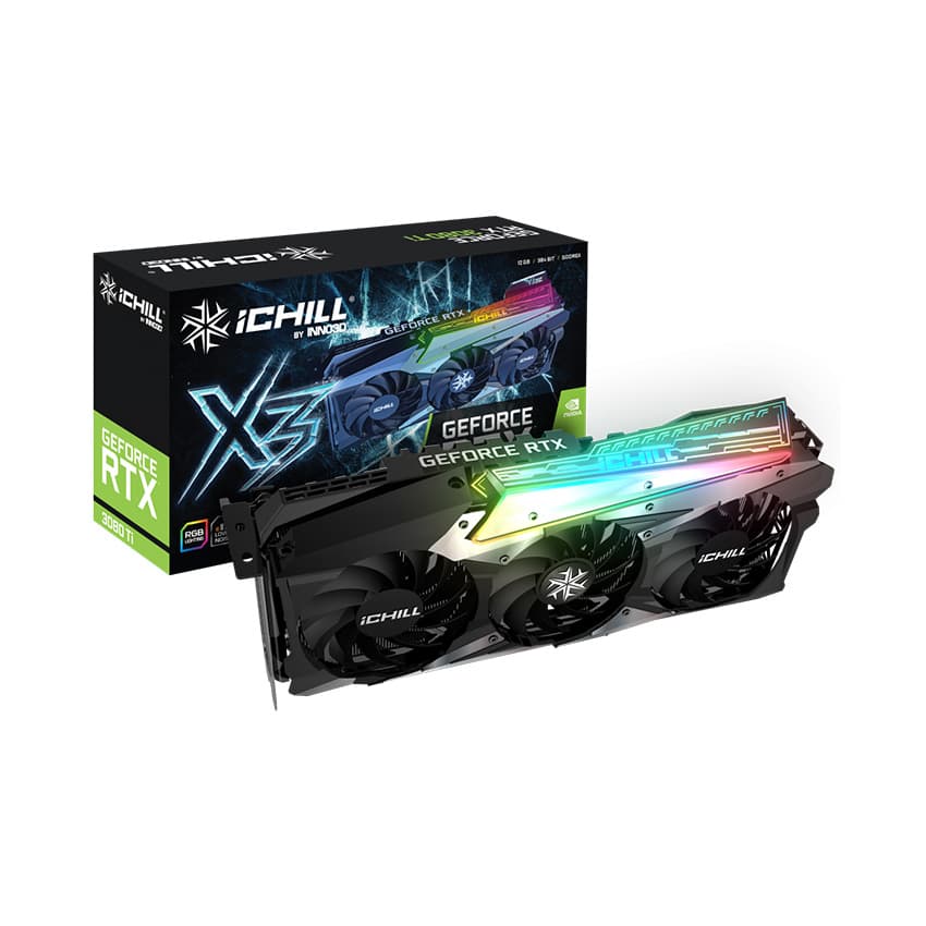 Card màn hình Inno3D RTX 3080 Ti ICHILL X3