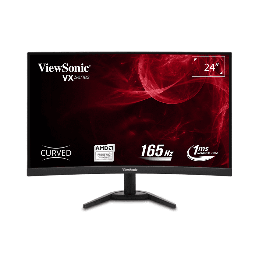 Màn hình Viewsonic VX2468-PC-MHD (23.6 inch/FHD/VA/165Hz/1ms/Cong/Loa)