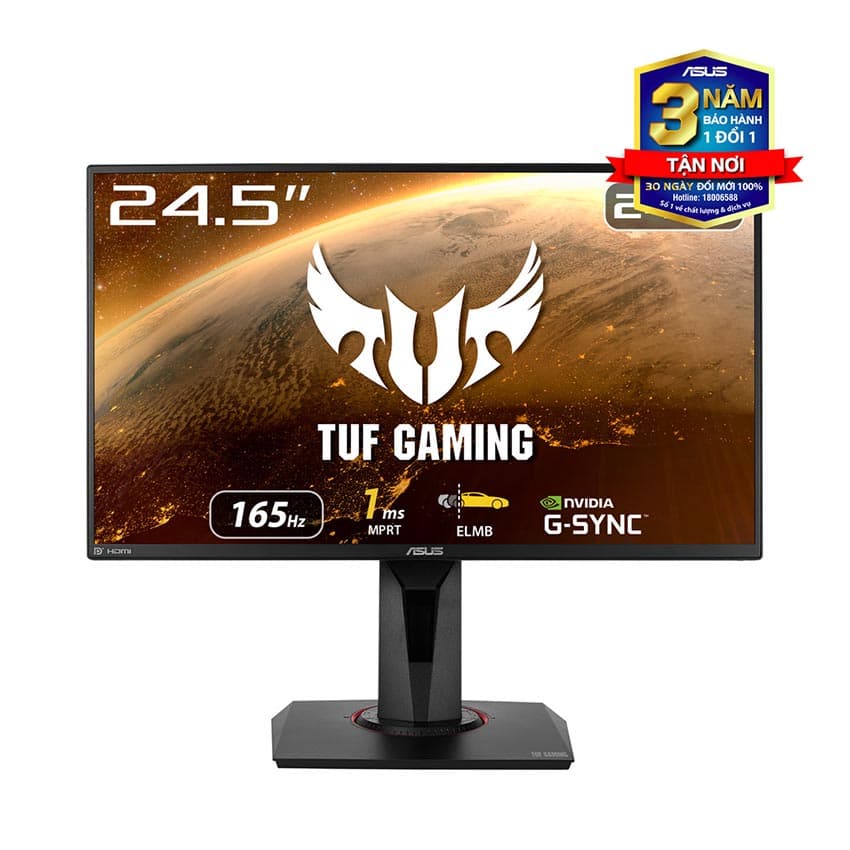 Màn hình Gaming Asus TUF VG259QR (24.5 inch/FHD/IPS/165Hz/1ms/Loa)