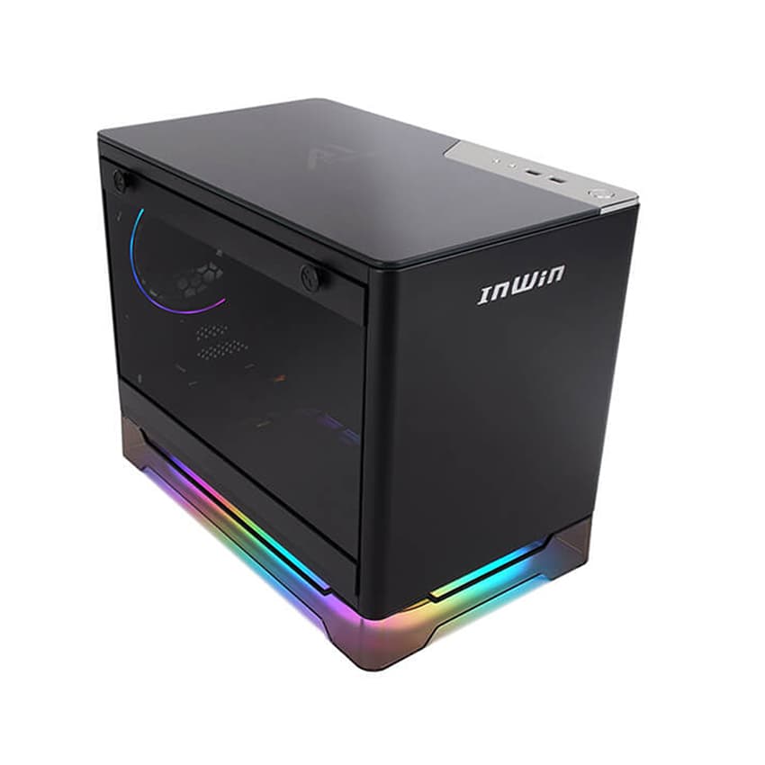 Vỏ Case Inwin A1 Prime Black ( Mini Tower / Màu Đen/ Gắn sẵn bộ nguồn INWIN 750W 80plus GOLD và 2 Fan)