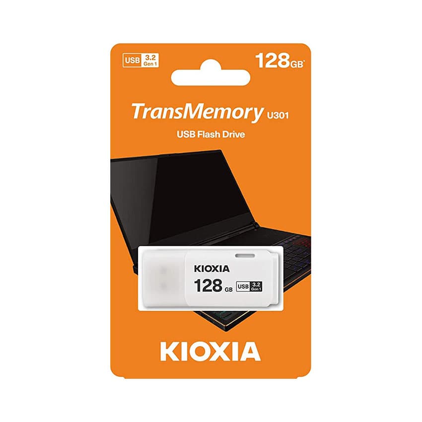 USB Kioxia 128GB U301 USB 3.2 Gen 1 - Màu trắng 