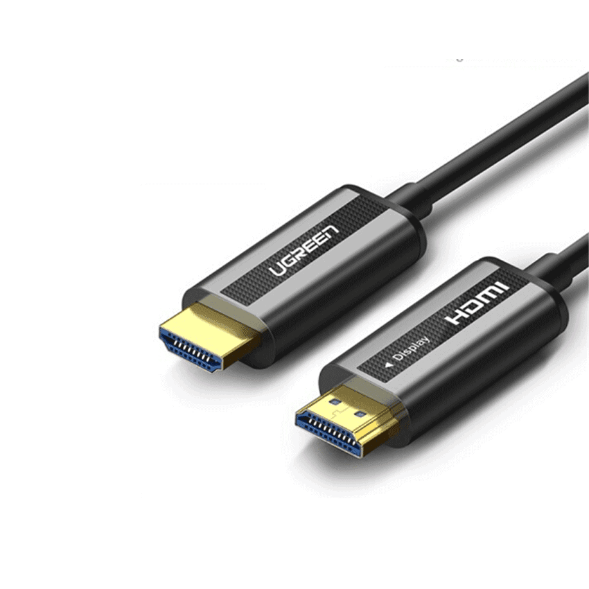 Cáp HDMI 2.0 Sợi Quang Dài 10M Ugreen 50717 Hỗ Trợ 4K@60Hz HDR Cao Cấp