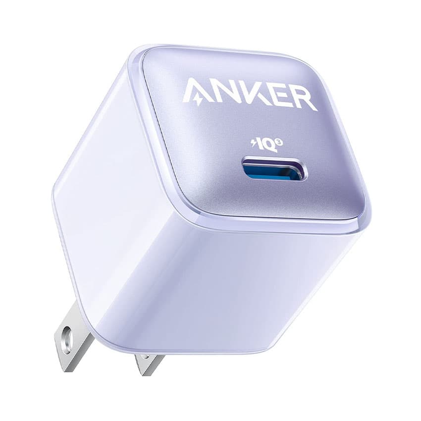 Củ sạc nhanh Anker Nano Pro A2637 - PD 20W - 01 cổng Type C - Màu tím