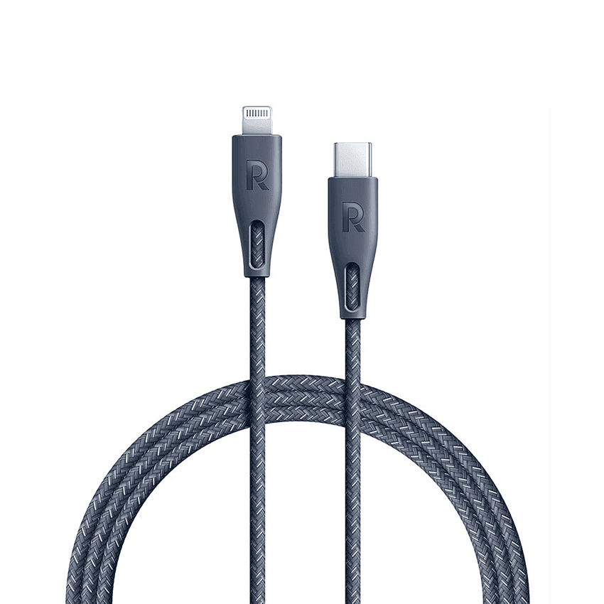 Cáp sạc điện thoại RavPower RP-CB1004GRY dài 1.2m - Màu xám - Type C to Lightning