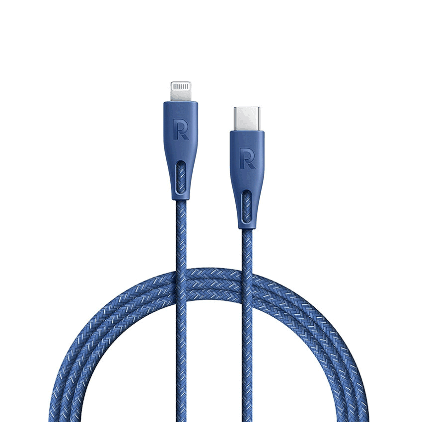 Cáp sạc điện thoại RavPower RP-CB1004BLU dài 1.2m - Màu xanh dương - Type C to Lightning